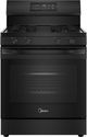 Midea® 30" Black Freestanding Gas Range-0