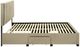 Coaster® Wheatland Light Brown Full Upholstered Panel Bed-2