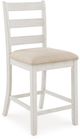 Signature Design by Ashley® Skempton 7-Piece Light Brown/White Counter Height Dining Set-3