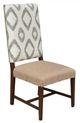 Horizon Home® Stella Brown/White Upholstered Dining Side Chair-0