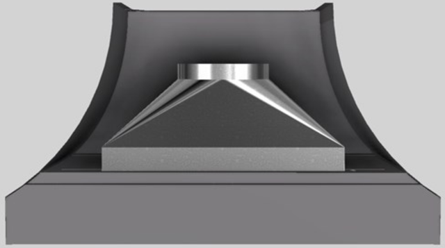 Vent-A-Hood® Designer Series 54" Gunsmoke Wall Mounted Range Hood-3