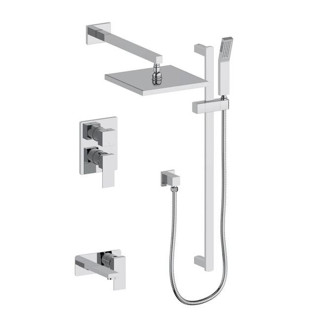 ZLINE Bliss Chrome Shower System with 16" Oversized Shower Head-0
