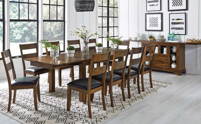 A-America® Mariposa Rustic Whiskey Dining Table-2
