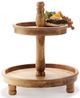Giftcraft Brown Decorative Tiered Cake Stand-1