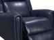 Leather Italia™ Cambria Jonathan Blue Power Glider Recliner-1