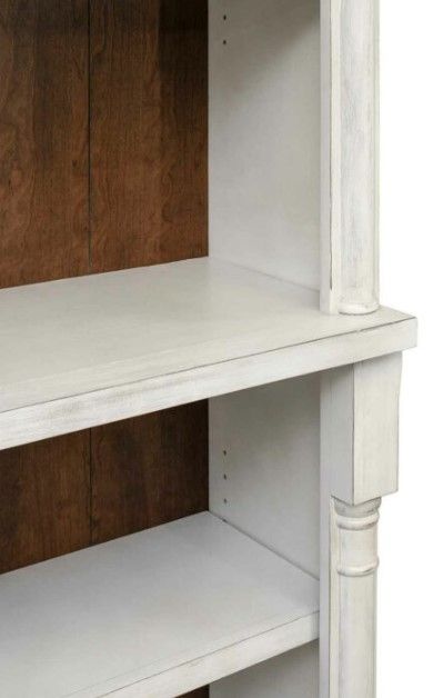 Martin Furniture Durham 2-Piece Brushed Chalk Bookcase-1