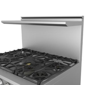 Hestan® 48" Stainless Steel High Backguard-0