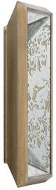A & B Home Dorthea Gold Small Hanging Mirror-2