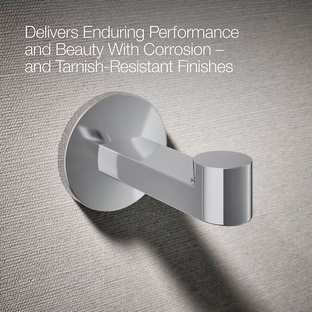 KOHLER® Components® Polished Chrome Robe Hook-2