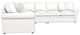 La-Z-Boy® Collins 5-Piece Cream Sectional-1