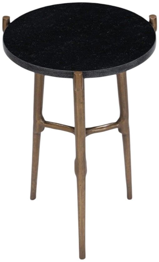 Classic Home Halley Black/Brown Accent Table -4