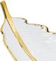 A & B Home Gold/White Decorative Leaf Bowl-5