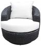 CabanaCoast® Customizable Circa Wicker Outdoor Swivel Chair-1