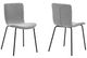 Armen Living Gillian Charcoal Dining Chairs-1