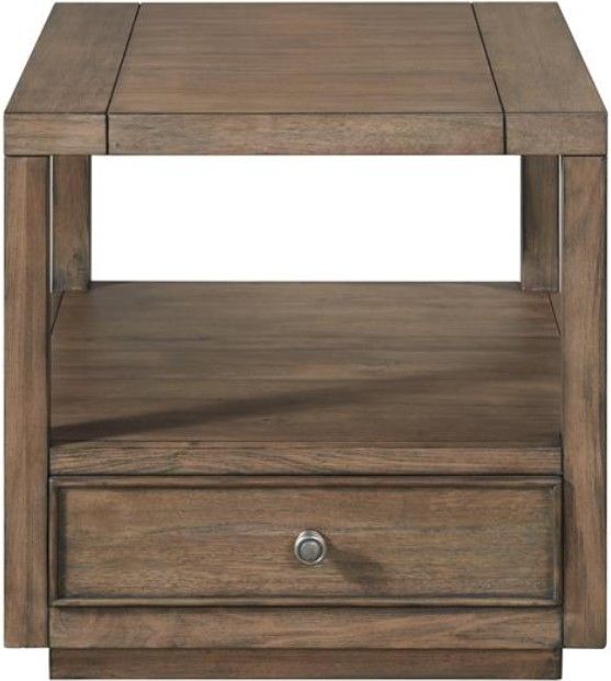 Riverside Furniture Denali Toasted Acacia Side Table-1
