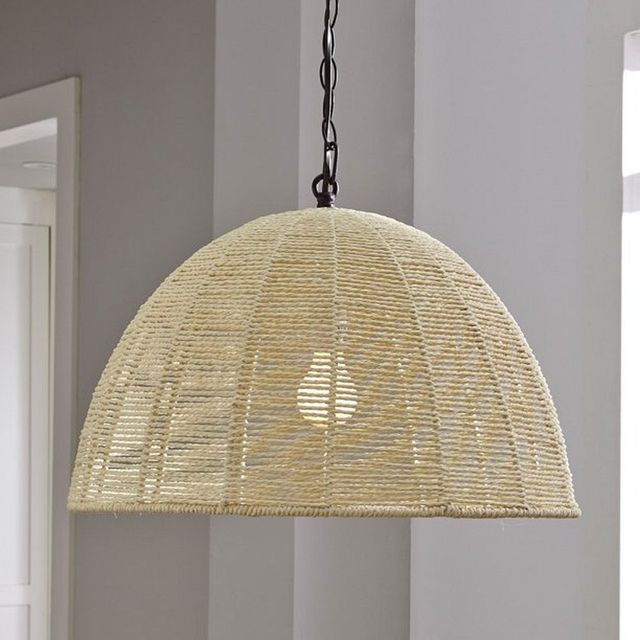Signature Design by Ashley® Jovan Natural Rope Pendant Light-1
