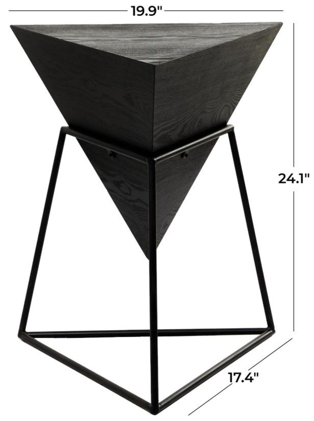 Deco Marche Black Accent Table-3