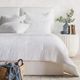 Classic Home Colmar 4-Piece Linen King Sheet Set-1