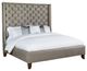 Century® Customizable Details King Upholstered Panel Bed-0