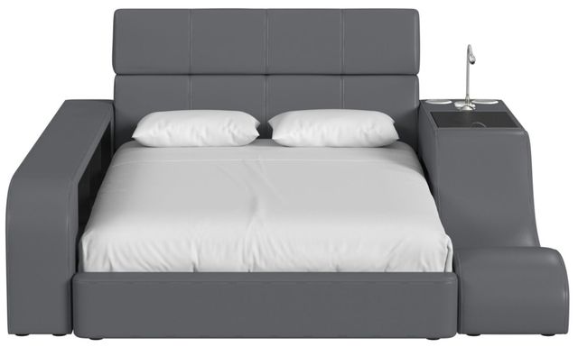 Elements International Valari Gray Lounge Chair-4