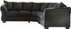 Signature Design by Ashley® Darcy 2-Piece Black Sectional-0