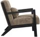 Elements International Marina Brushed Espresso/Langley Cocoa Accent Chair-3