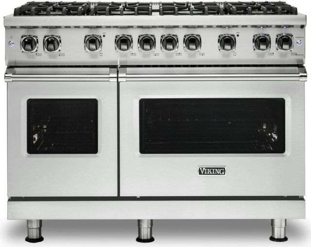 Viking® 5 Series 48" Frost White Pro Style Liquid Propane Range-0