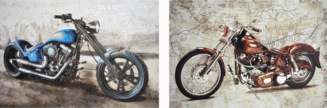 Classy Art 2-Piece 28" Hand Painted Textured Canvas Wall Art Set-0