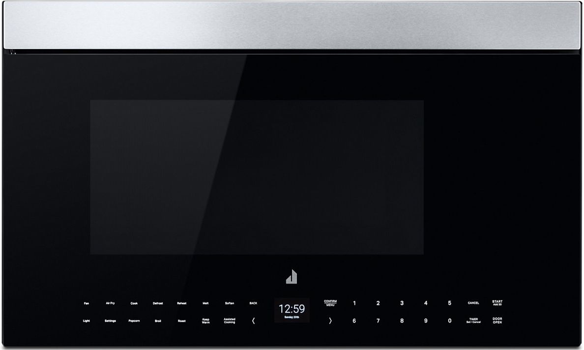 JennAir® 1.1 Cu. Ft. Floating Glass Black Over the Range Microwave