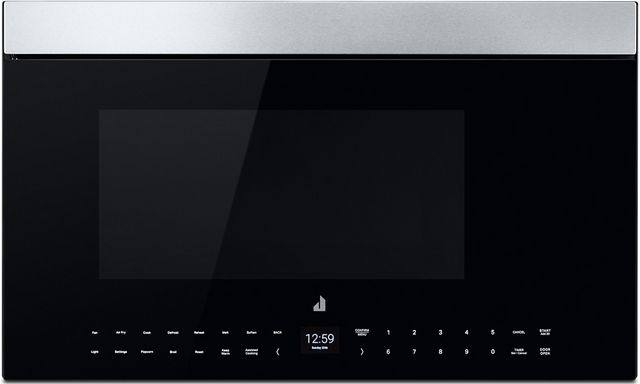 JennAir® 1.1 Cu. Ft. Floating Glass Black Over the Range Microwave