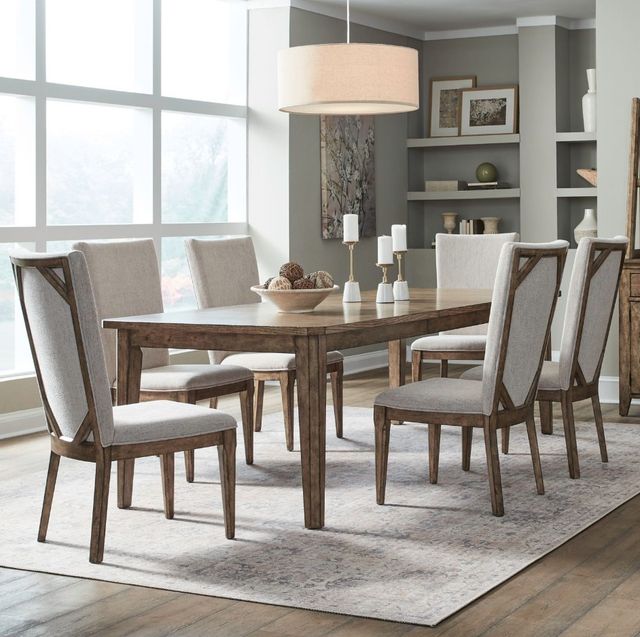Liberty Furniture Carolina Park 7-Piece Amber Brown/Cream Dining Set-1