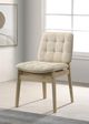 Coaster® Redbridge 2-Piece Cream/Natural Oak Dining Side Chair Set-1