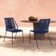 Armen Living Clip 2-Piece Blue Dining Chairs-2