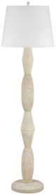 Bassett Mirror Aurelia Whitewash Floor Lamp-0