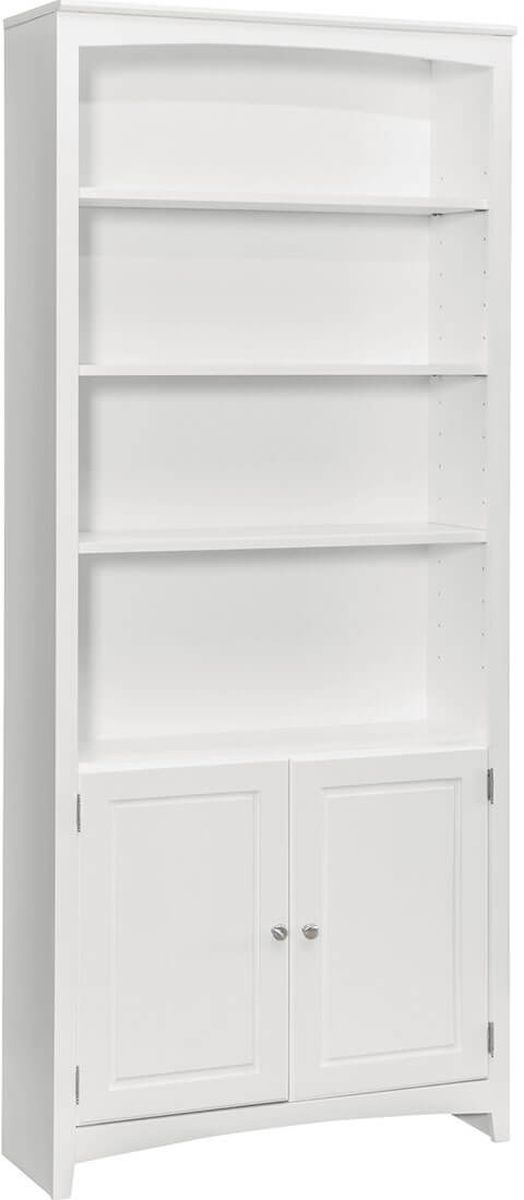 Archbold Furniture Customizable Pine 36" x 84" Bookcase with Doors-0