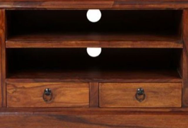Jaipur Furniture Ganga Brown Big Plazma TV Unit-2