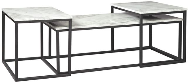 Signature Design by Ashley® Donnesta 3-Piece White Occasional Table Set-0