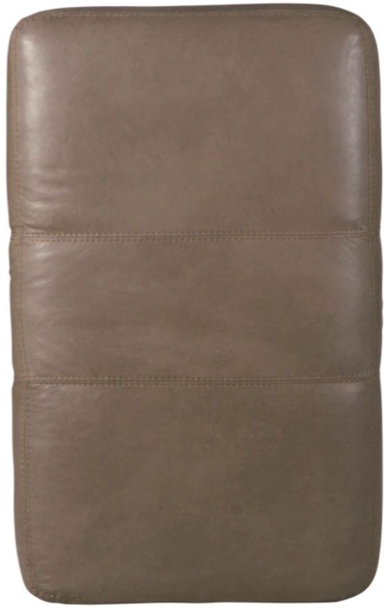 Jackson Furniture Prato Putty Leather Ottoman-3