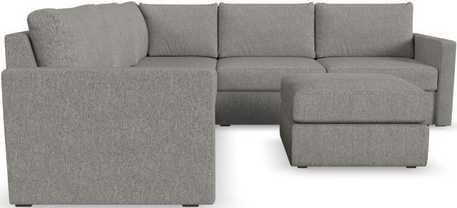 Flex by Flexsteel® 6-Piece Pebble Sectional with Ottoman-2