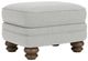 Flexsteel® Bay Bridge Silver Glacier Ottoman-0