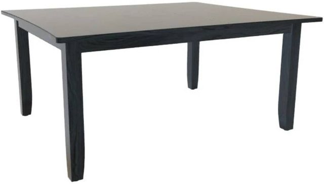 Mavin Customizable 54" x 54" Concave Extendable Dining Table with 12" Leaf-0