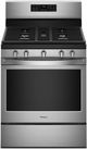 Whirlpool® 30" Fingerprint Resistant Stainless Steel Free Standing Gas Range-0