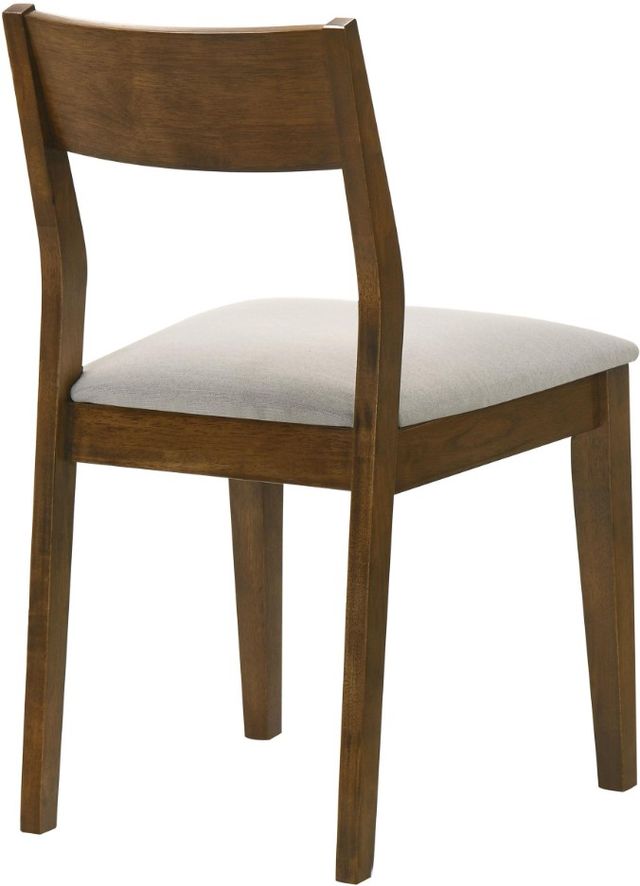 Coaster® Almonte Beige/Dark Brown Dining Side Chair-3