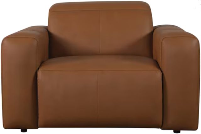 Bassett® Furniture Club Level Airy Antelope Leather Power Recliner-1