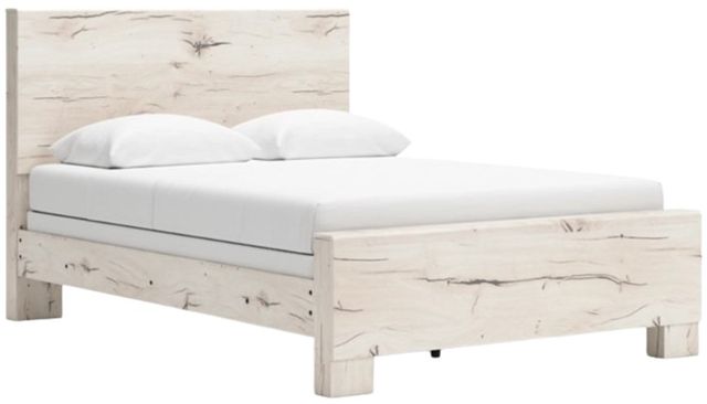 Benchcraft® Lawroy Light Natural Queen Panel Bed-0