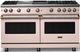 Viking® 5 Series 60" Blush Pro Style Gas (LP) Range with Brushed Brass Trim-0