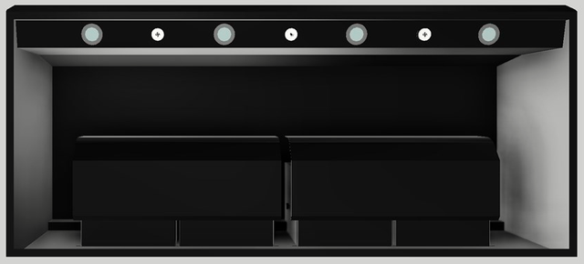 Vent-A-Hood® 54" Black Wall Hood-3