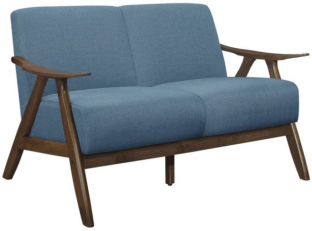 Mazin Furniture Damala Blue Loveseat-0