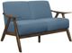 Mazin Furniture Damala Blue Loveseat-0