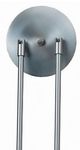 Cal® Lighting & Accessories Brushed Steel/Red Serpentine Light-2